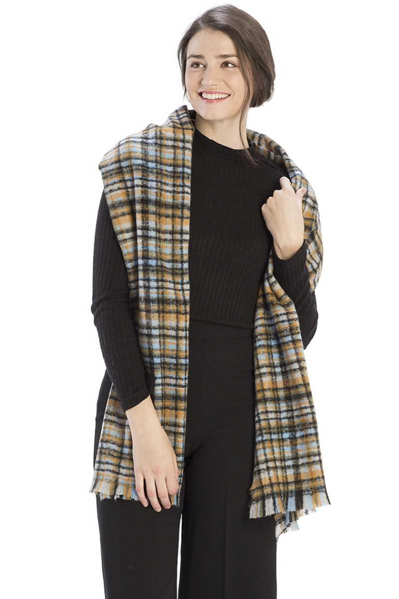 Colored Plaid Checkered Scarf | Mixtshop LLC