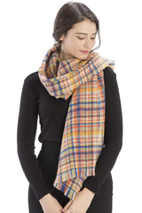Colored Plaid Checkered Scarf | Mixtshop LLC