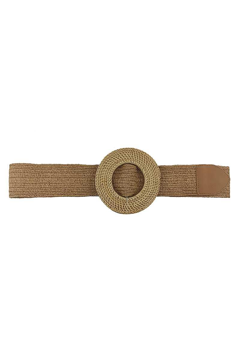 Modern Straw Round Belt | Mixtshop LLC
