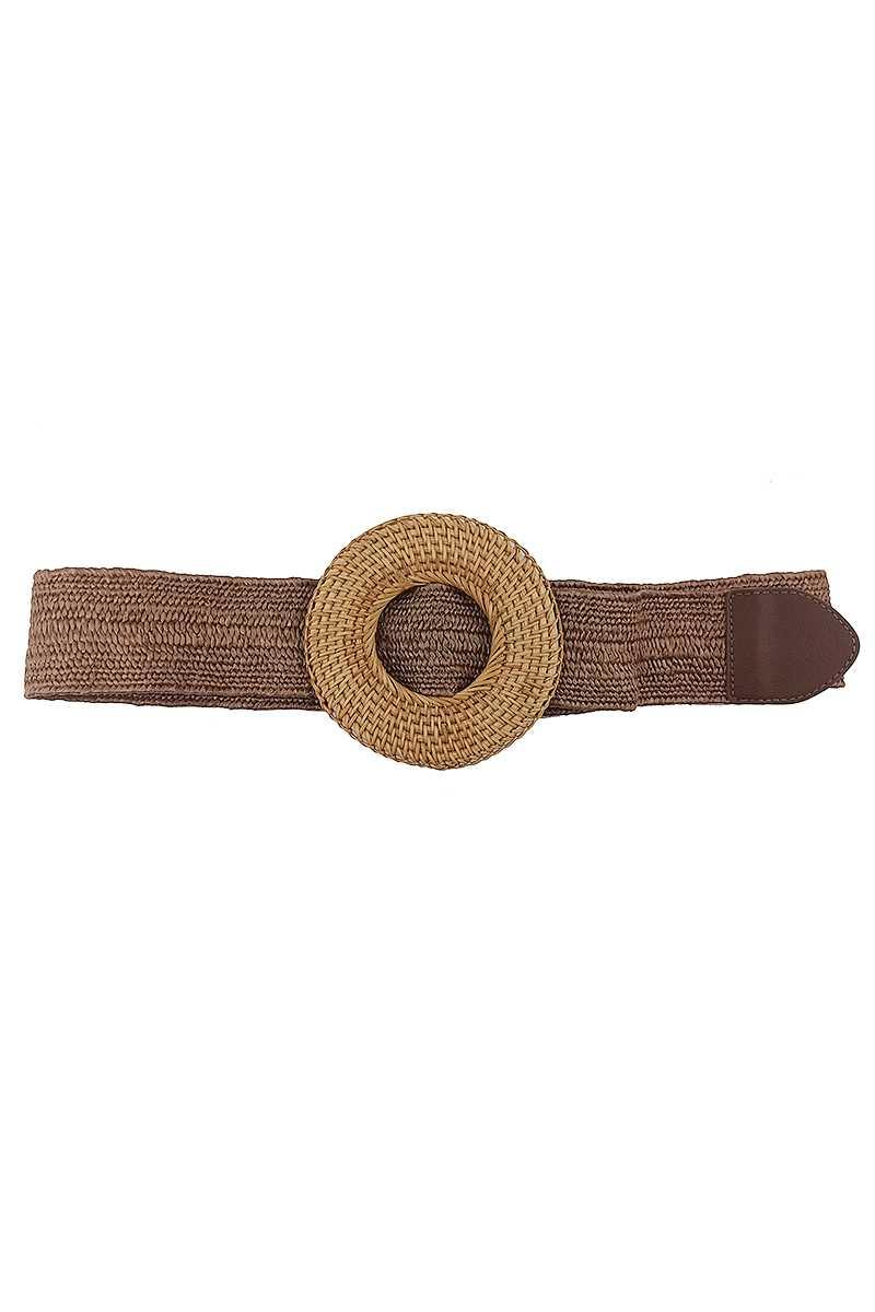 Modern Straw Round Belt | Mixtshop LLC