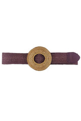 Modern Straw Round Belt | Mixtshop LLC