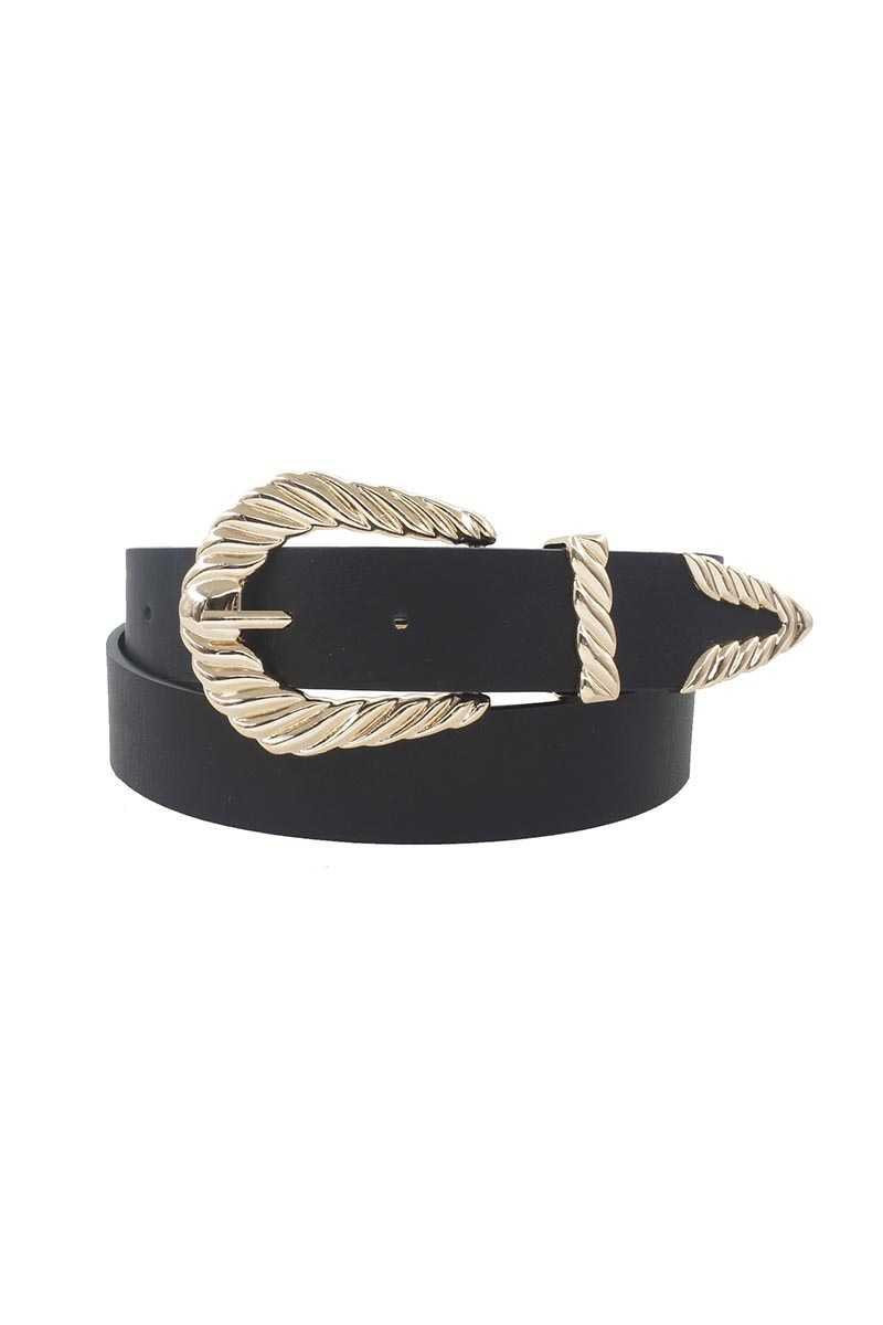 Shrimp Tectured Buckle Belt | Mixtshop LLC