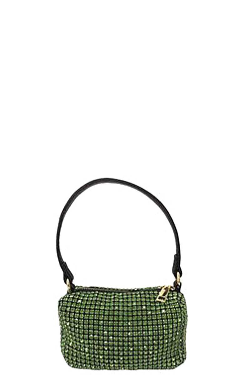 Fashion Chic Rhinestone Handle Clutch Bag | Mixtshop LLC