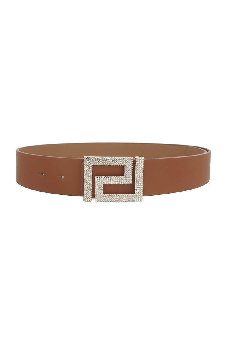 Rhinestone Pave Geo Shape Belt | Mixtshop LLC