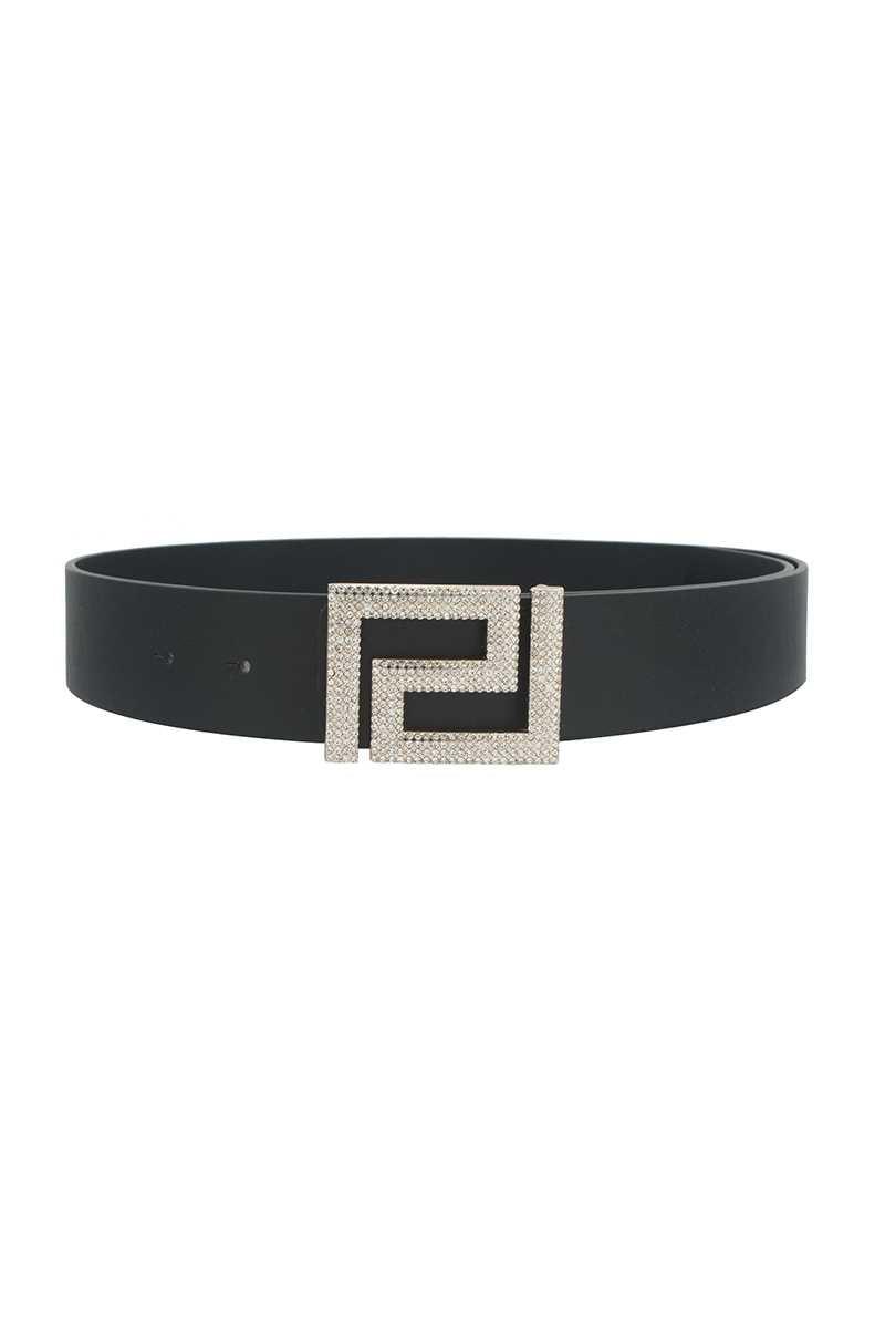 Rhinestone Pave Geo Shape Belt | Mixtshop LLC