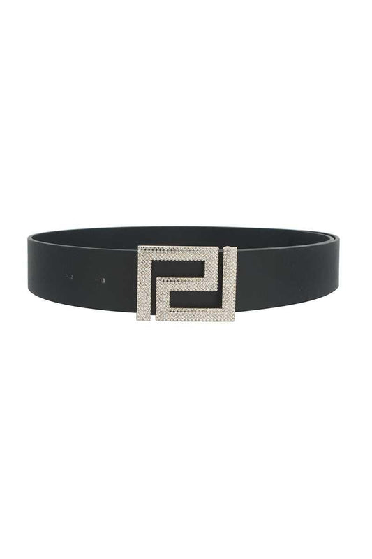 Rhinestone Pave Geo Shape Belt | Mixtshop LLC