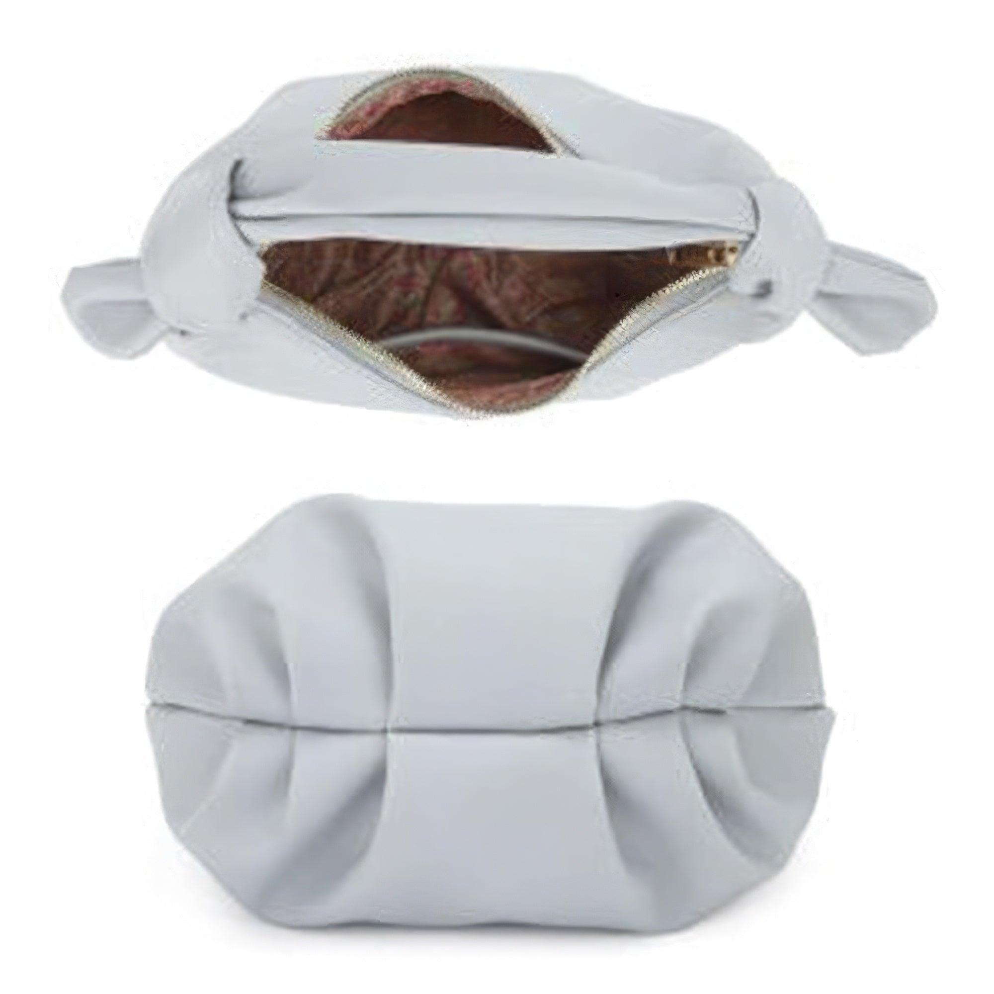 Smooth Round Handle Zipper Bag | Mixtshop LLC