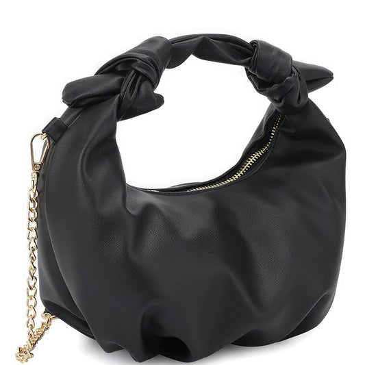 Smooth Round Handle Zipper Bag | Mixtshop LLC
