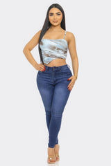 Mesh Print Top | Mixtshop LLC