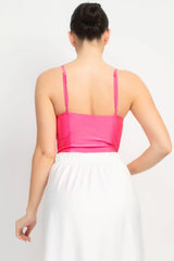 Rhinestone Strap Sweetheart Bodysuit | Mixtshop LLC