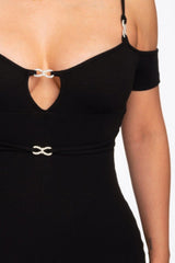 Infinity Off-shoulder Knitted Rompers | Mixtshop LLC