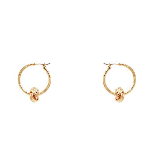 Knot Hoop Earring | Mixtshop LLC