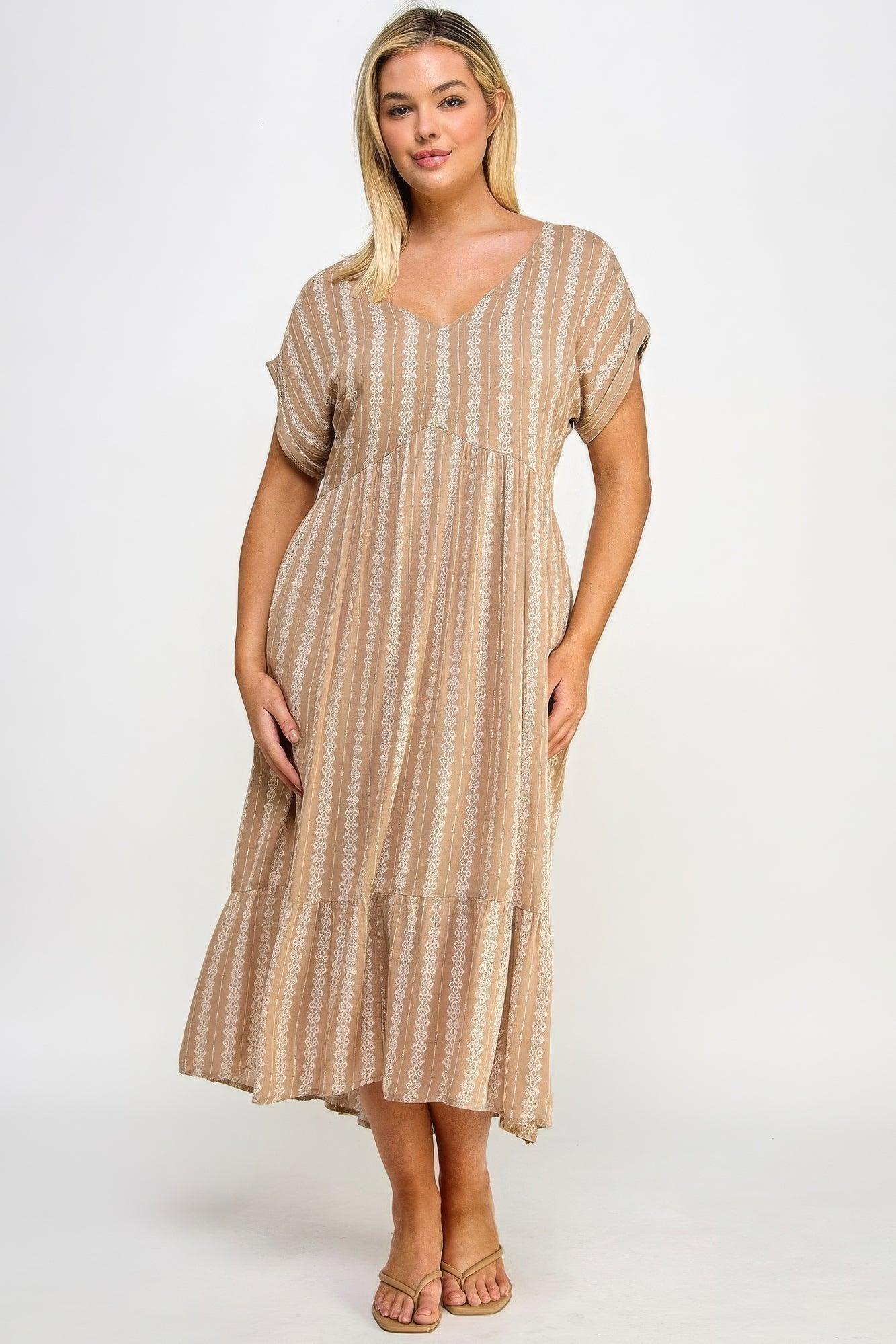 Boho Maxi Dress W/ Slip | Mixtshop LLC