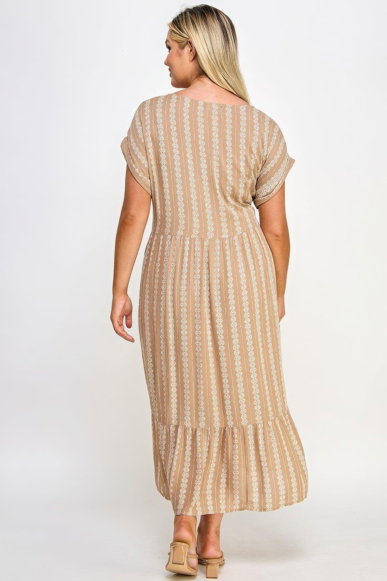Boho Maxi Dress W/ Slip | Mixtshop LLC