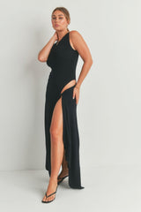 Maxi Dress With Slit | Mixtshop LLC