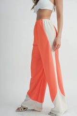 Two Toned Wide Leg Pants | Mixtshop LLC