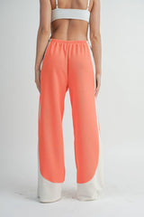 Two Toned Wide Leg Pants | Mixtshop LLC