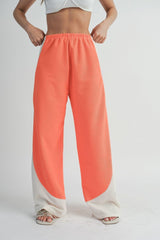 Two Toned Wide Leg Pants | Mixtshop LLC
