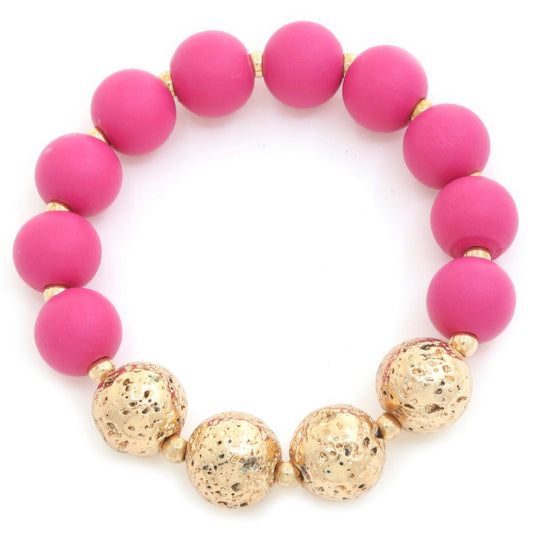 Textured Beaded Bracelet | Mixtshop LLC