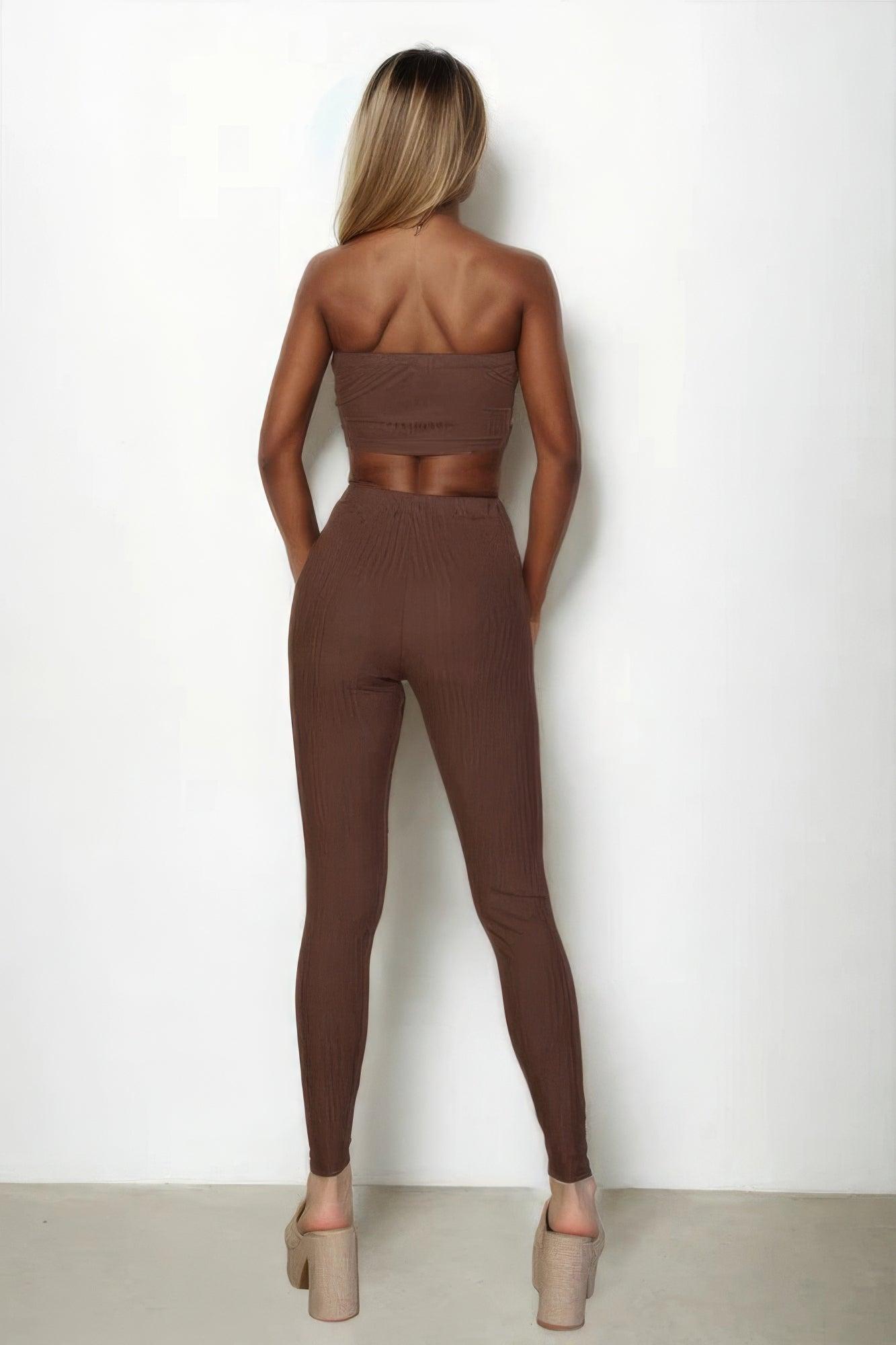 Ribbed Tube Top & Leggings Set | Mixtshop LLC
