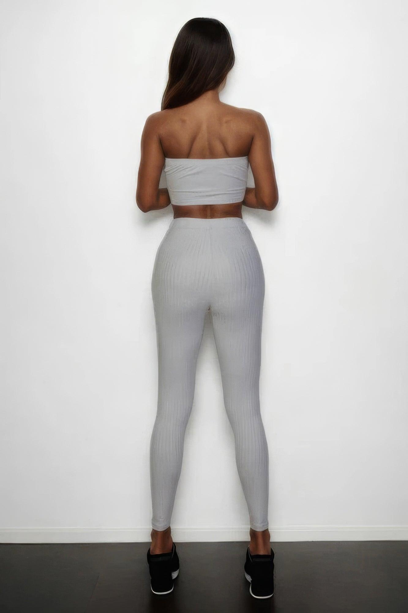 Ribbed Tube Top & Leggings Set | Mixtshop LLC