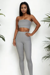 Ribbed Tube Top & Leggings Set | Mixtshop LLC