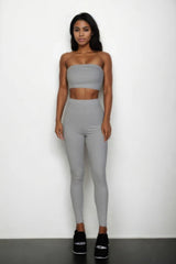 Ribbed Tube Top & Leggings Set | Mixtshop LLC