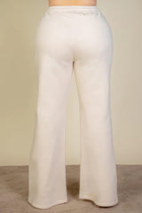 Plus Size Drawstring Waist Slant Pocket Sweatpants | Mixtshop LLC