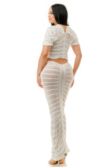 Sheer Skirt Set | Mixtshop LLC