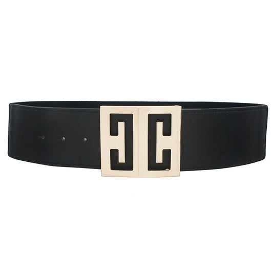 Mirror Cut Out Square Buckle Belt | Mixtshop LLC
