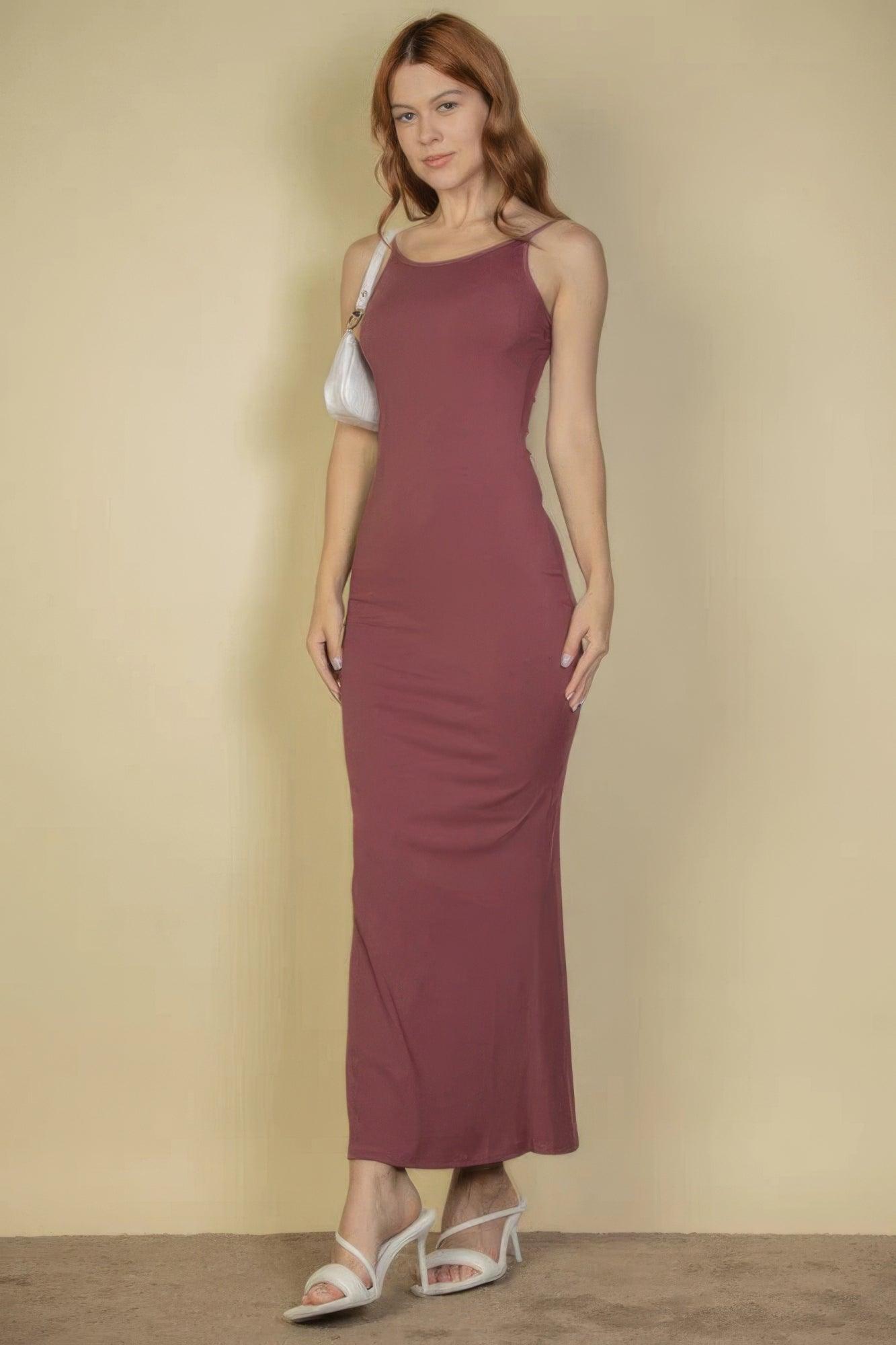 Ribbed Mermaid Hem Camisole Maxi Dress | Mixtshop LLC