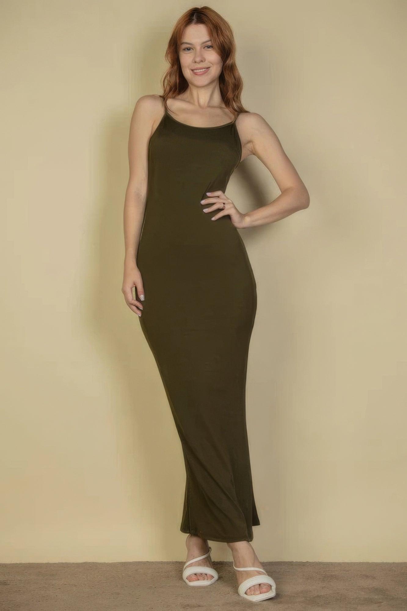 Ribbed Mermaid Hem Camisole Maxi Dress | Mixtshop LLC