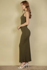 Ribbed Mermaid Hem Camisole Maxi Dress | Mixtshop LLC