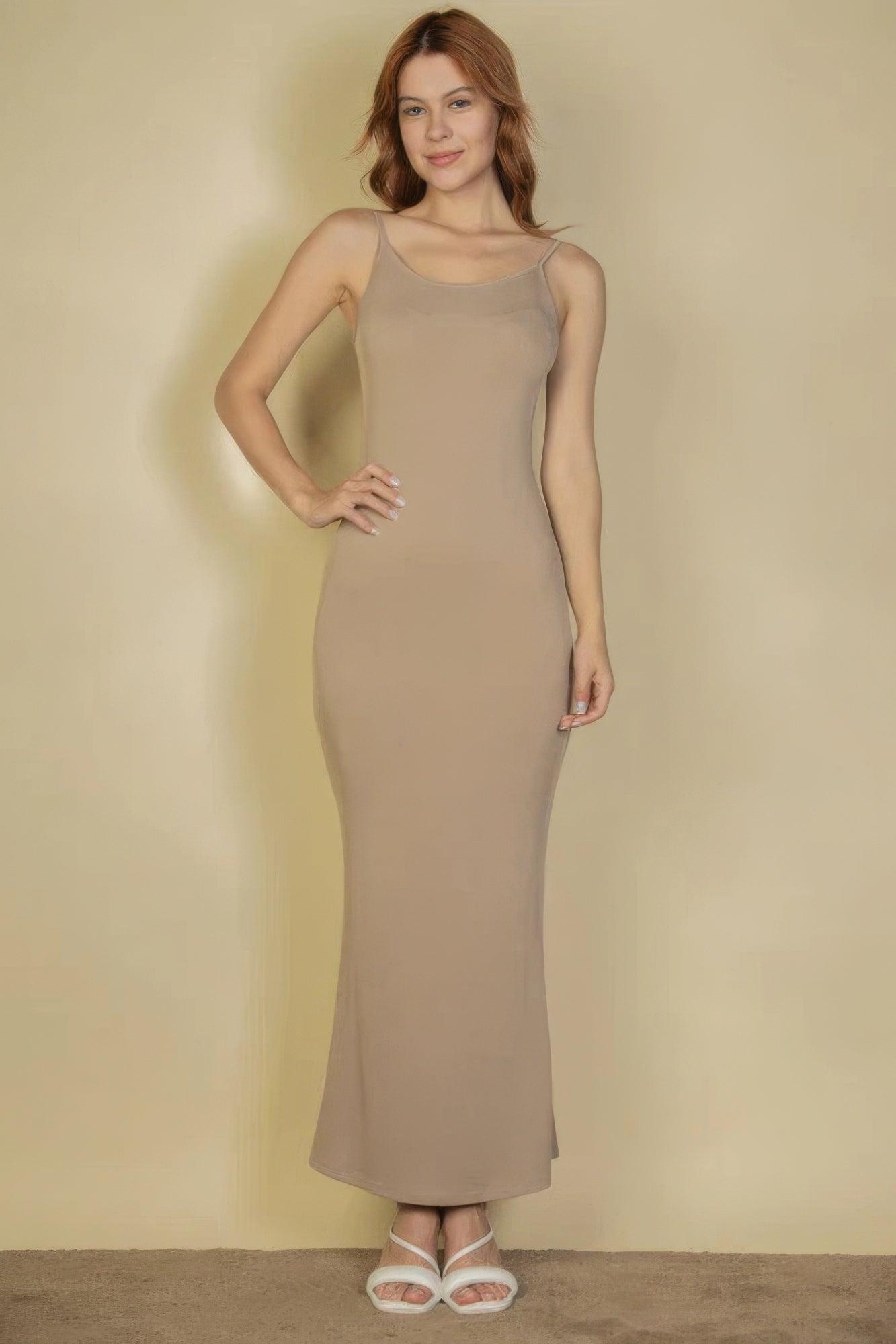 Ribbed Mermaid Hem Camisole Maxi Dress | Mixtshop LLC