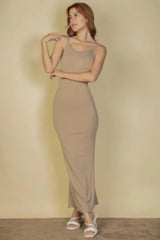 Ribbed Mermaid Hem Camisole Maxi Dress | Mixtshop LLC