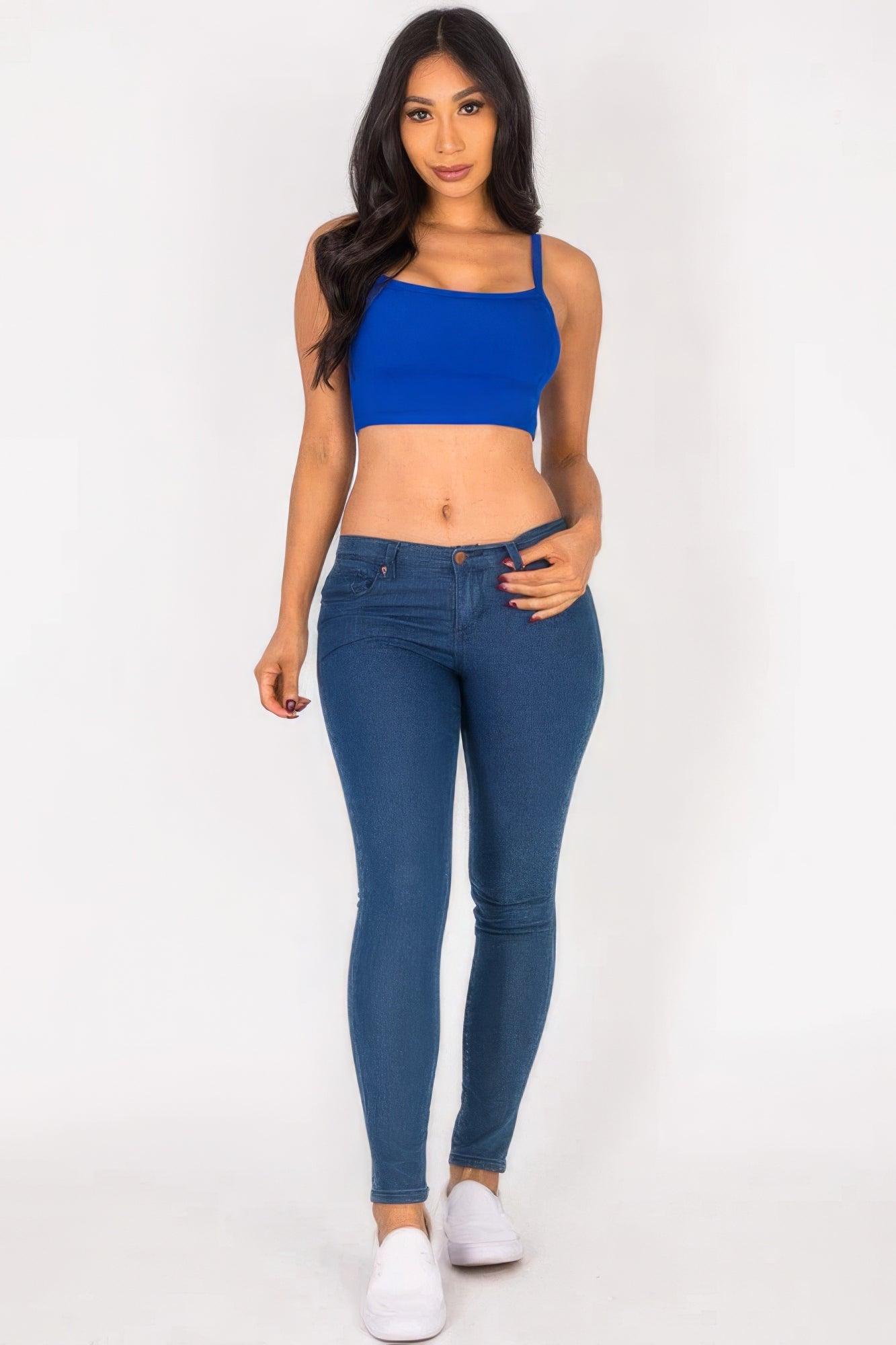 Ribbed Knit Cami Crop Top | Mixtshop LLC