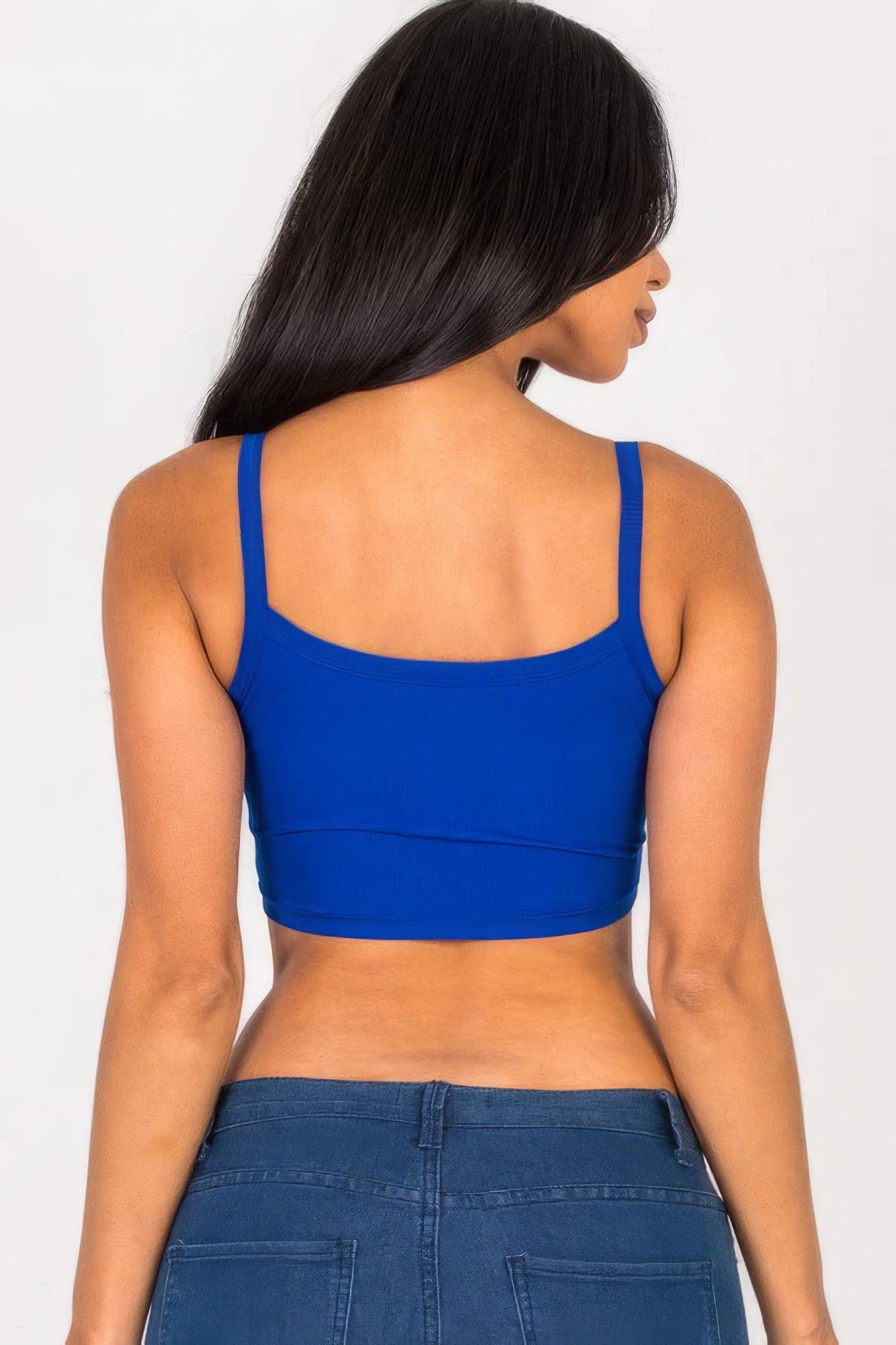 Ribbed Knit Cami Crop Top | Mixtshop LLC