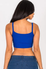 Ribbed Knit Cami Crop Top | Mixtshop LLC