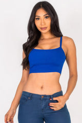 Ribbed Knit Cami Crop Top | Mixtshop LLC