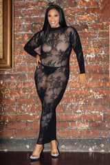 Long Sleeve Innocent Touch Laced Dress | Mixtshop LLC