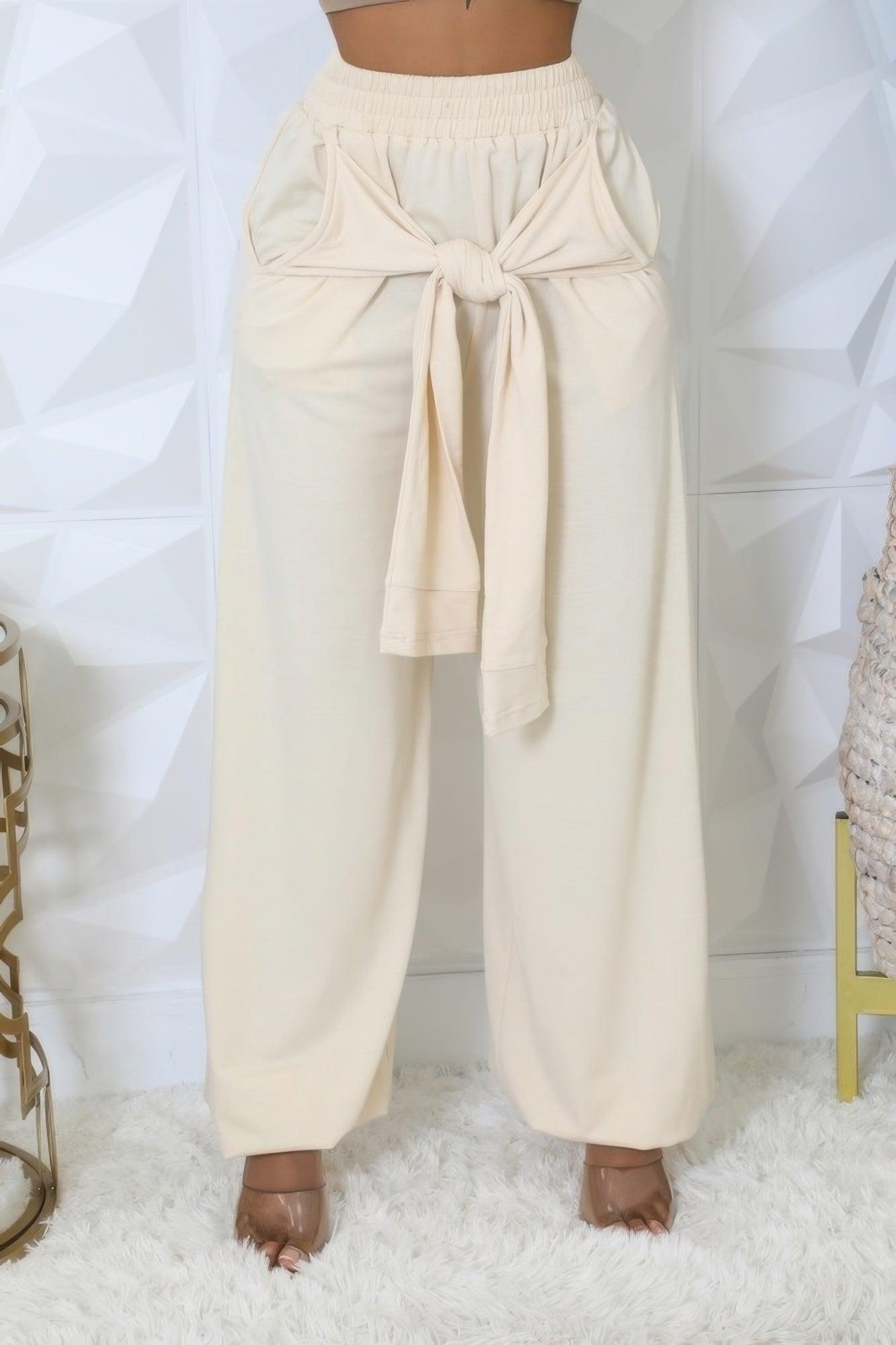 High-waisted Stretch Pants | Mixtshop LLC
