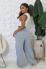 High-waisted Stretch Pants | Mixtshop LLC