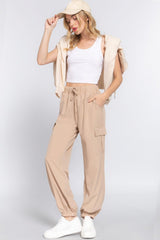 Light Weight Stretch Woven Cargo Jogger Pants | Mixtshop LLC