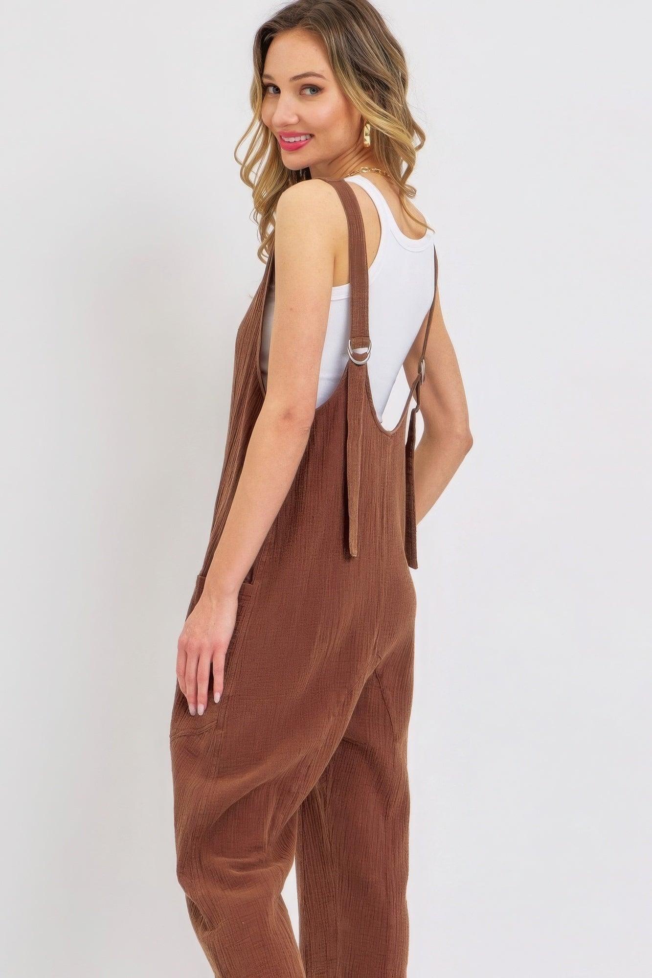 Mineral Washed Summer Jumpsuit | Mixtshop LLC