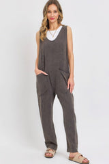 Mineral Washed Summer Jumpsuit | Mixtshop LLC