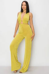 Olid Slinky Wide Legs Jumpsuit | Mixtshop LLC