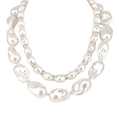 2 layered pearl necklace | Mixtshop LLC