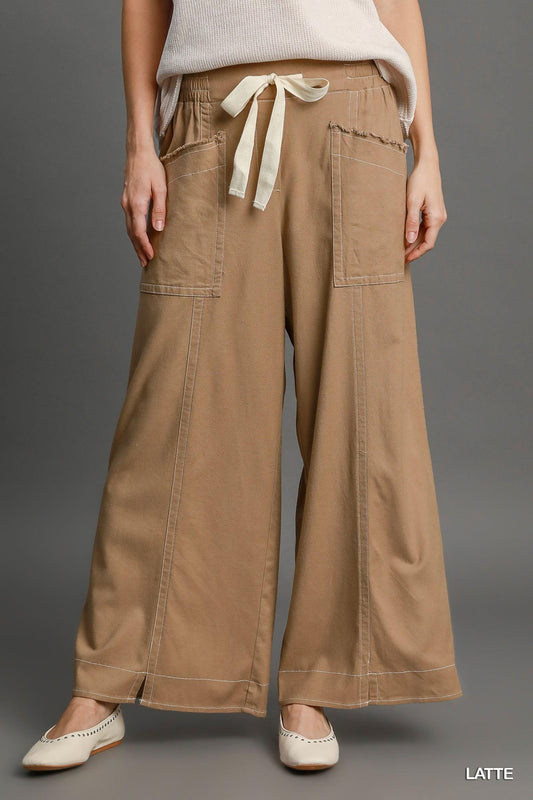 Wide Leg Pull On Pants | Mixtshop LLC