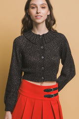 Short collard sweater | Mixtshop LLC