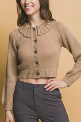 Short collard sweater | Mixtshop LLC